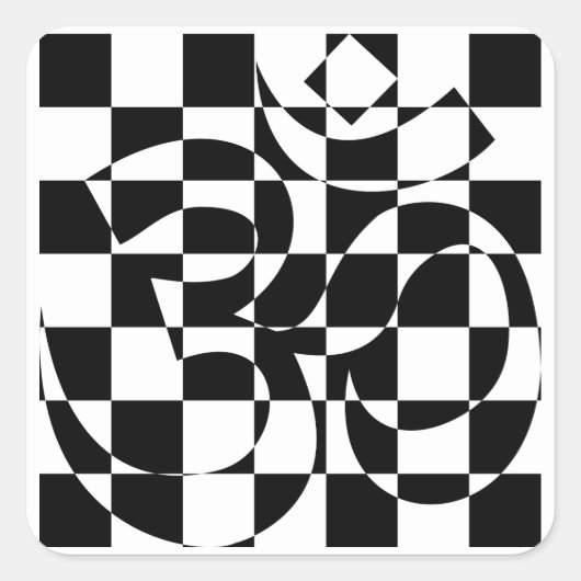 om hintere optische Aufkleber (Vorderseite)