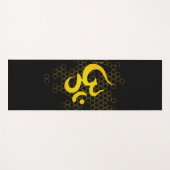 OM-Honig - schwarzes Gold Yogamatte (Vorderseite (Horizontal))
