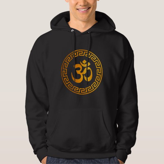 Om hoodies, Sweatshirt mit Om Hindu Symbol (Vorderseite)