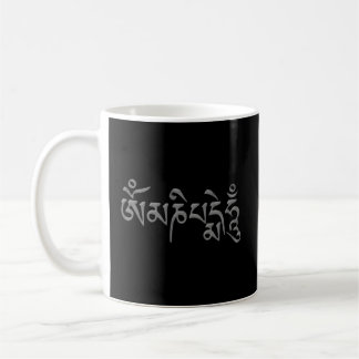 Om I Padme Hum Buddhist Tra Kaffeetasse