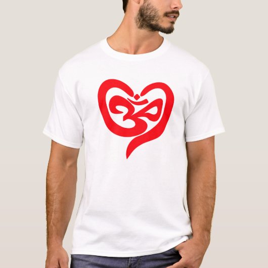OM im Herzen T-Shirt (Vorderseite)