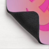 OM, im Rosa und in der Orange Mousepad (Ecke)