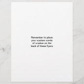 Om in Black & Gold - Namaste Flyer (Hinten)