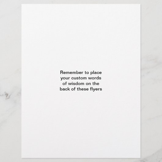 Om in Black & Gold - Namaste Flyer (Hinten)