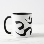 Om in Sanskrit 2 Tasse (Links)