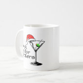 OM ist für Drückeberger Martini Kaffeetasse (Vorderseite Links)