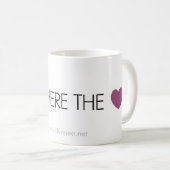 OM ist, wo das Herz Tasse ist (VorderseiteRechts)