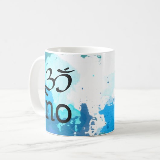 Om Kaffeetasse (Vorderseite Links)