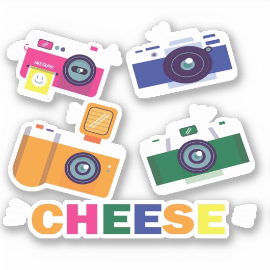 Om-Kamera Aufkleber (Vorderseite)