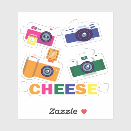 Om-Kamera Aufkleber (Blatt)