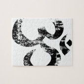 Om Kautschuk SDtamp Puzzle (Horizontal)