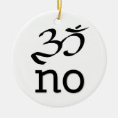 Om Keramikornament (Vorne)