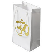 OM KLEINE GESCHENKTÜTE (Rückseite Schrägansicht)