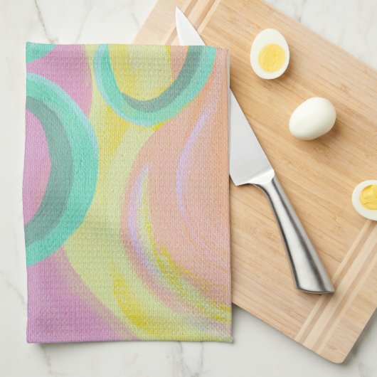 Om Küchentuch (Viertel Falte)