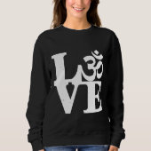 Om Liebe Sweatshirt (Vorderseite)