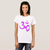 OM lila T-Shirt (Vorne ganz)