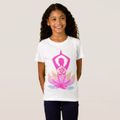 OM-Lotos-Yoga-Pose T-Shirt (Vorne ganz)