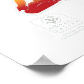 OM Lotus Chakras Poster (Ecke)