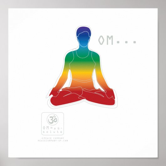 OM Lotus Chakras Poster (Vorne)
