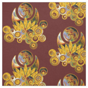 OM LOTUS ENERY free - batik + Ihr Backg. Idee Stoff