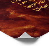 Om Lotus & GAYATRI MANTRA | Feueruniversum Poster (Ecke)