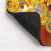 Om Lotus | Gelborange Zoom Mousepad (Ecke)