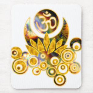 Om Lotus Mousepad