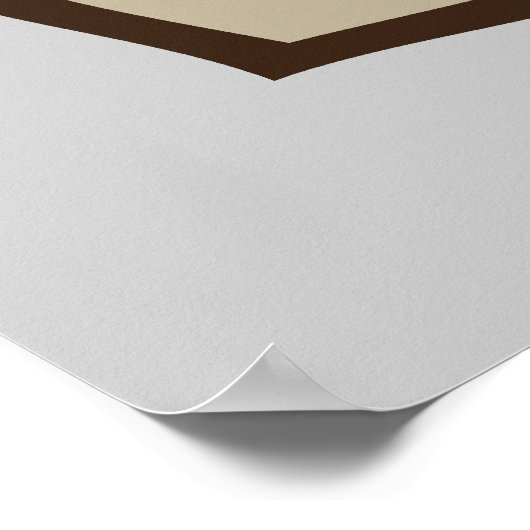 Om Lotus Print Poster (Ecke)