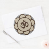 Om Lotus Sticker (Umschlag)