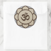 Om Lotus Sticker (Tasche)