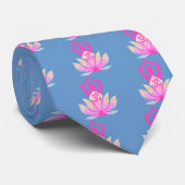 Om Lotus Yoga Pose Krawatte (Gerollt)