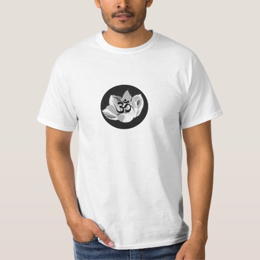 Om Lotus - Yoga Tee Shirt (Vorderseite)