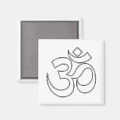 Om Magnet (Vorderseite/Rückseite)