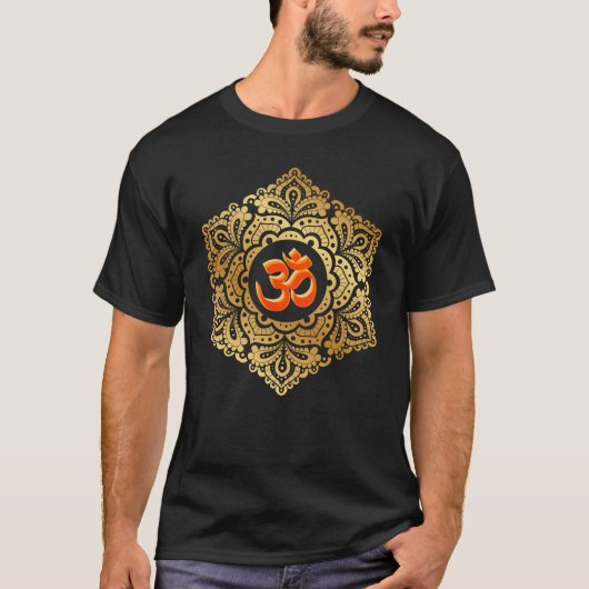 Om Mandal Hindu Sign T-Shirt (Vorderseite)