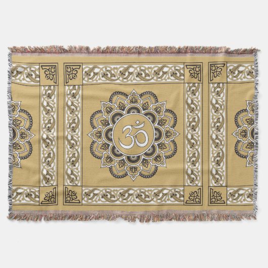 OM Mandala - Blanket Decke (Vorderseite)