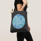 Om Mandala Blue Tasche (Von Nahem)