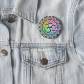 OM-Mandala Button (Beispiel)
