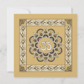 OM Mandala - Grußkarte Feiertagskarte (Vorderseite)