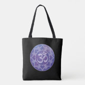 Om Mandala Lila Tasche (Rückseite)