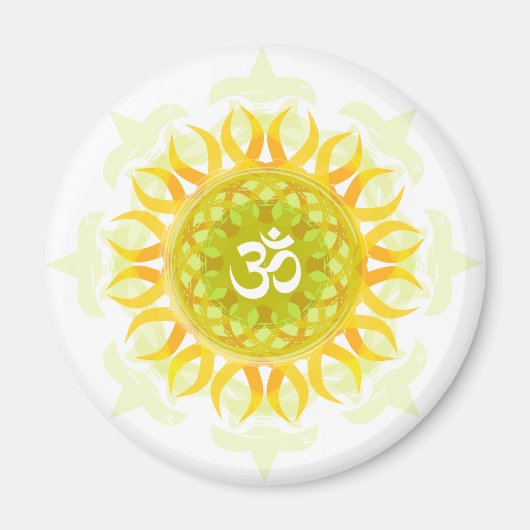 Om Mandala Magnet (Vorne)