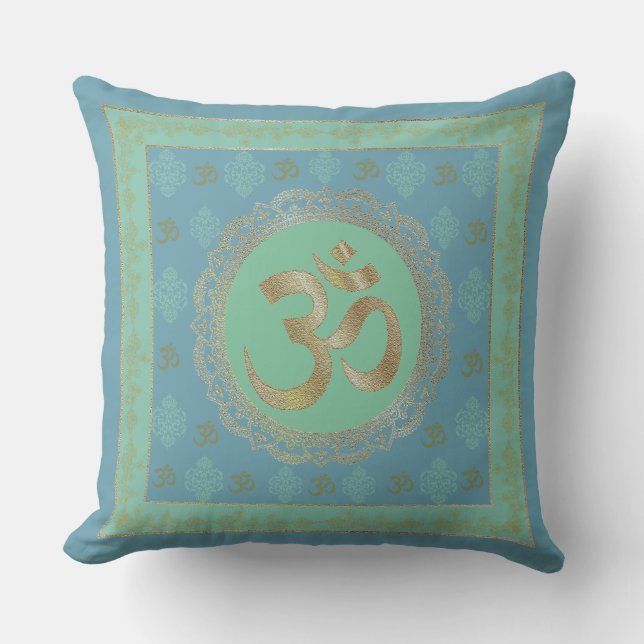 OM Mandala - Pillow Kissen (Vorderseite)