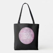 Om Mandala Pink Tasche (Rückseite)