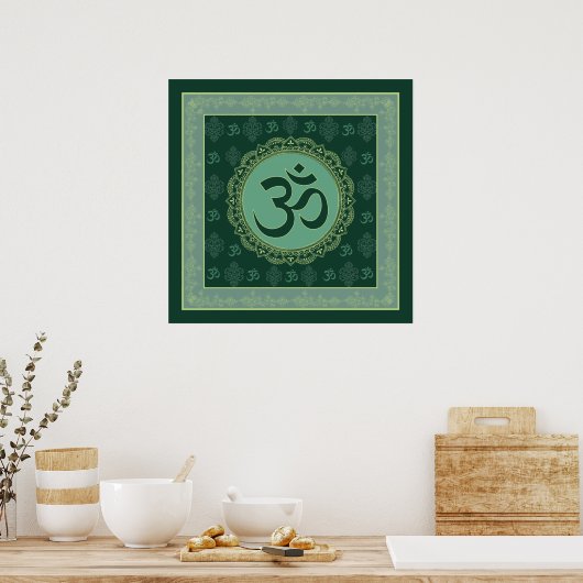 OM Mandala - Poster (Küche)