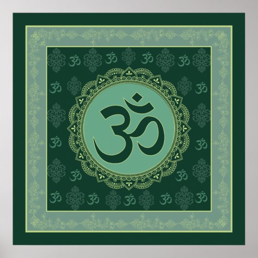 OM Mandala - Poster (Vorne)