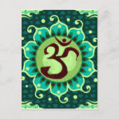 om mandala postkarte (Vorderseite)