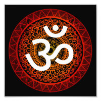Om Mandala Red Root Chakra
