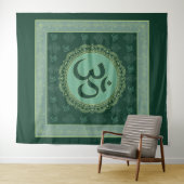 OM Mandala - Tapestry Wandteppich (Beispiel (Horizontal))