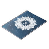 OM Mandala Universum Notizblock (Linke Seite)