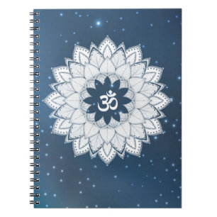 OM Mandala Universum Notizblock