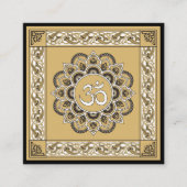 OM Mandala - Visitenkarte (Vorderseite)